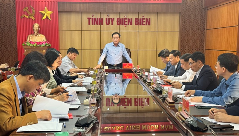 VPUB – Phiên họp thứ hai Tiểu ban Hậu cần phục vụ Đại hội Đảng bộ tỉnh khoá XV 