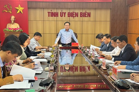 VPUB – Phiên họp thứ hai Tiểu ban Hậu cần phục vụ Đại hội Đảng bộ tỉnh khoá XV 