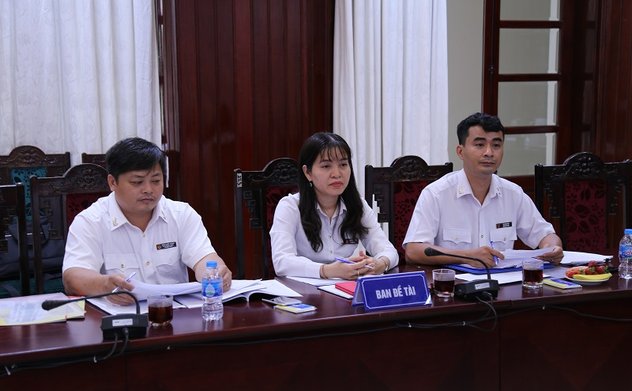 Nghiệm thu đề tài nghiên cứu khoa học cấp cơ sở “Xây dựng sổ tay kiểm toán chi sự nghiệp có tính chất đầu tư đối với ngân sách địa phương”