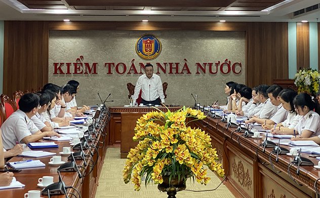Tổng Kiểm toán nhà nước Trần Sỹ Thanh làm việc với KTNN chuyên ngành II