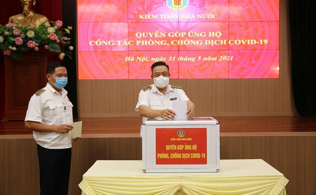 Kiểm toán nhà nước quyên góp hơn 1,2 tỷ đồng hỗ trợ công tác phòng, chống dịch Covid 19