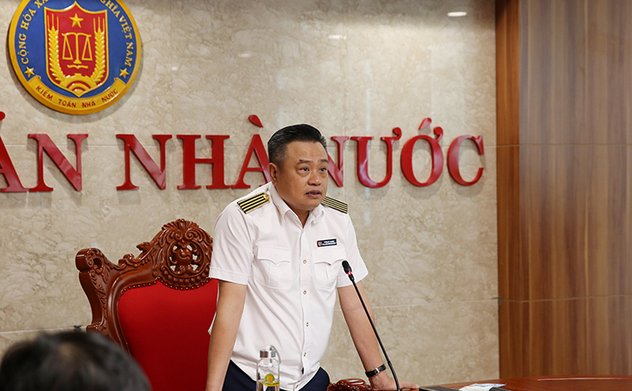 Ủy viên Ban Chấp hành Tổng Kiểm toán nhà nước Trần Sỹ Thanh làm việc với KTNN chuyên ngành III