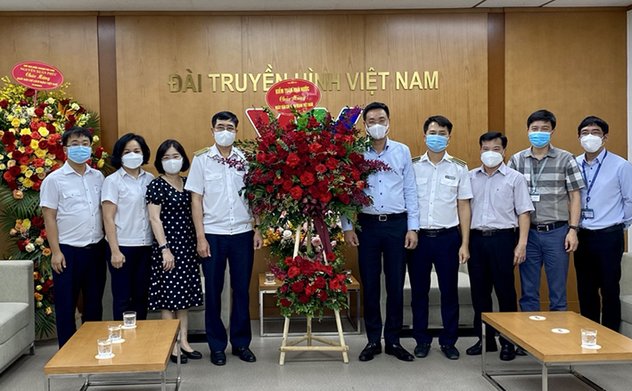 Lãnh đạo Kiểm toán nhà nước đến thăm và chúc mừng Đài Truyền hình Việt Nam nhân kỷ niệm 96 năm ngày Báo chí Cách mạng Việt Nam