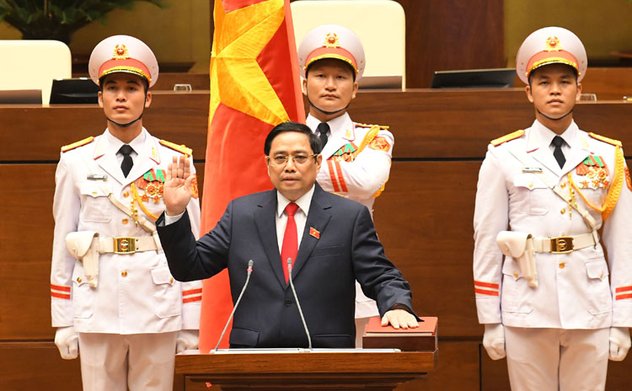 Ông Phạm Minh Chính - Ủy viên Bộ Chính trị, Thủ tướng Chính phủ nhiệm kỳ 2016-2021 được bầu làm Thủ tướng Chính phủ nhiệm kỳ 2021-2026