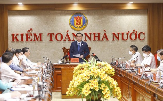 Chủ tịch Quốc hội Vương Đình Huệ: Kiểm toán nhà nước cần giám sát tối cao về tiết kiệm, chống lãng phí
