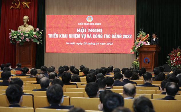 Kiểm toán nhà nước tổng kết công tác Đảng năm 2021 và để ra phương hướng, nhiệm vụ trọng tâm năm 2022
