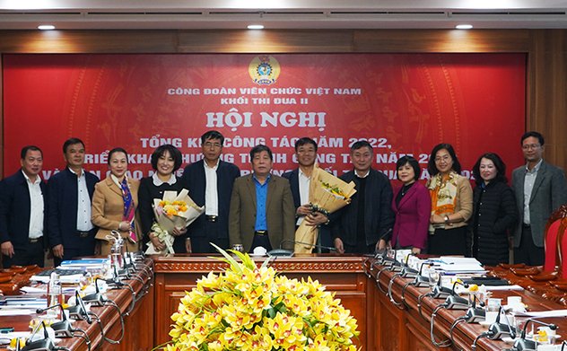 Khối Thi đua II, Công đoàn Viên chức Việt Nam hoàn thành xuất sắc kế hoạch công tác năm 2022