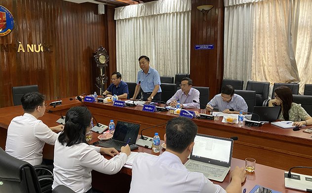 Nghiệm thu đề tài nghiên cứu khoa học cấp cơ sở năm 2021 "Tổ chức kiểm toán việc quản lý, sử dụng kinh phí sự nghiệp môi trường trong cuộc kiểm toán ngân sách địa phương”  