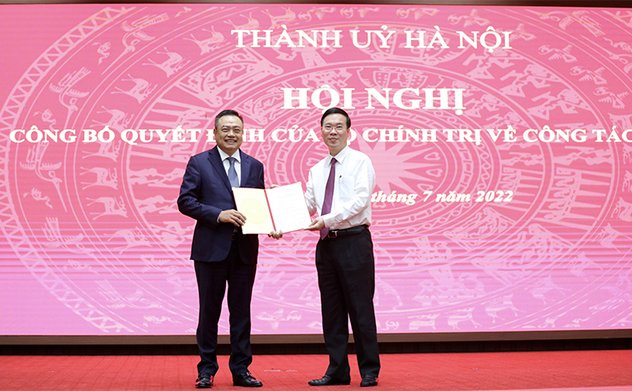 Tổng Kiểm toán nhà nước Trần Sỹ Thanh được giới thiệu để bầu Chủ tịch thành phố Hà Nội