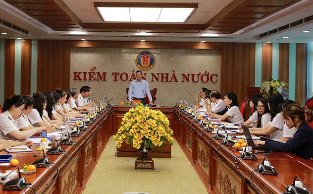 Phó Tổng Kiểm toán nhà nước phụ trách Kiểm toán nhà nước Ngô Văn Tuấn làm việc với Vụ Hợp tác quốc tế: Hoạt động hợp tác quốc tế cần chú trọng hiệu quả, thiết thực