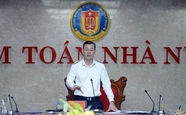 Ủy viên Ban Chấp hành Trung ương Đảng, Phó Tổng Kiểm toán nhà nước phụ trách Ngô Văn Tuấn làm việc với KTNN chuyên ngành IV