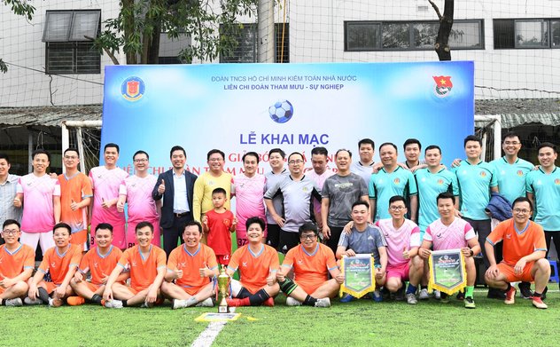 Giải bóng đá mini Liên chi đoàn Tham mưu - Sự nghiệp Kiểm toán nhà nước mở rộng năm 2023