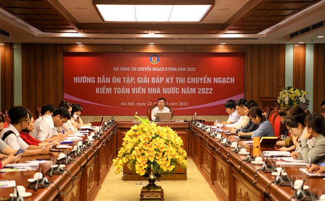 Kiểm toán nhà nước hướng dẫn ôn tập, giải đáp Kỳ thi chuyển ngạch Kiểm toán viên nhà nước năm 2022