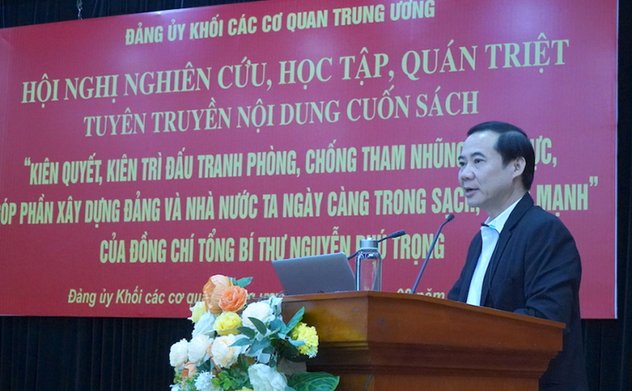Kiểm toán nhà nước tham dự Hội nghị quán triệt tư tưởng, nội dung cuốn sách về phòng chống tham nhũng của Tổng Bí thư Nguyễn Phú Trọng