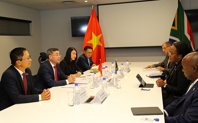 Ủy viên Ban chấp hành Trung ương Đảng, Tổng Kiểm toán nhà nước Ngô Văn Tuấn thăm và làm việc với Kiểm toán nhà nước Nam Phi