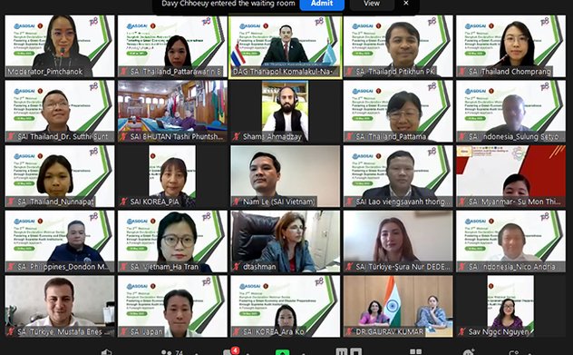 Kiểm toán nhà nước Việt Nam tham dự hội thảo trực tuyến lần thứ 2 trong khuôn khổ thực thiện Tuyên bố Băng Cốc