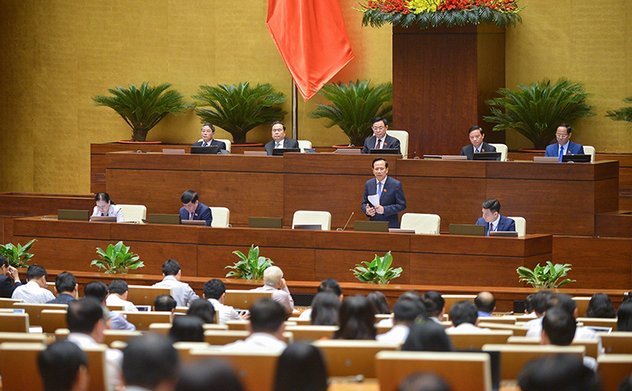 Quốc hội tiến hành phiên chất vấn và trả lời chất vấn về nhóm vấn đề thuộc lĩnh vực quản lý Nhà nước của Bộ Lao động, Thương binh và Xã hội, Ủy ban Dân tộc