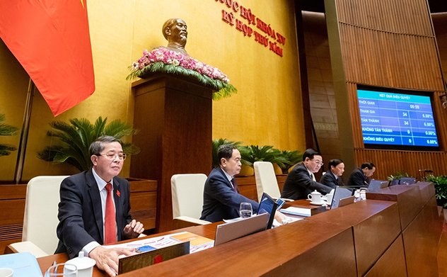 Quốc hội thông qua Nghị quyết về phát triển thành phố Hồ Chí Minh và Nghị quyết về hoạt động chất vấn tại Kỳ họp thứ 5.