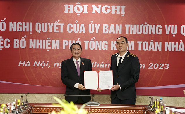 Công bố Nghị quyết của Ủy ban Thường vụ Quốc hội về việc bổ nhiệm Phó Tổng Kiểm toán nhà nước