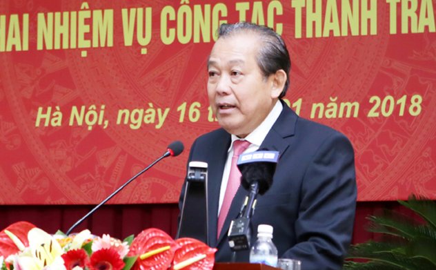 Tổng Kiểm toán nhà nước Hồ Đức Phớc dự Hội nghị trực tuyến triển khai nhiệm vụ công tác thanh tra năm 2018 của Thanh tra Chính phủ