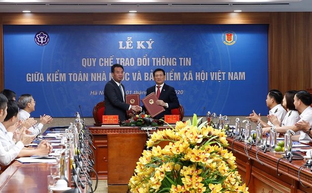 Ký kết Quy chế phối hợp trao đổi thông tin giữa Kiểm toán nhà nước và Bảo hiểm xã hội Việt Nam
