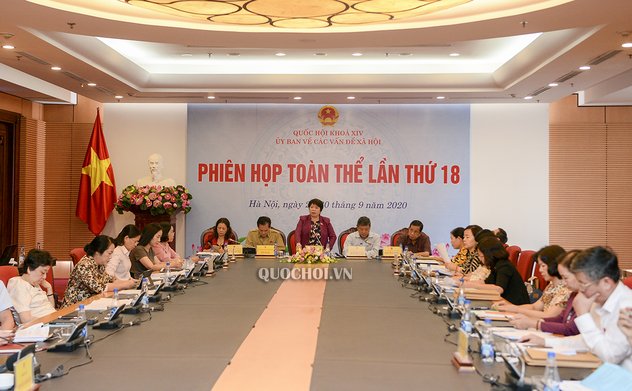 Ủy ban Các vấn đề xã hội của Quốc hội họp Phiên toàn thể lần thứ 18