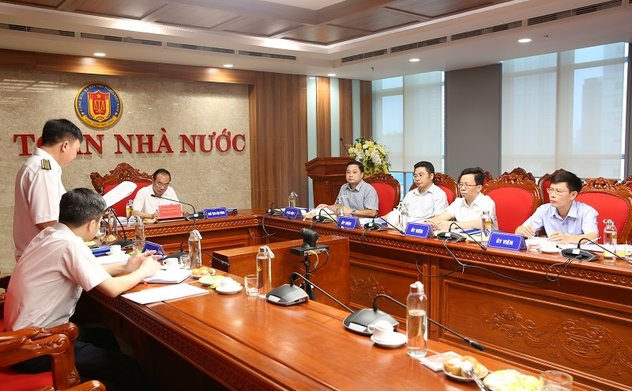 Nghiệm thu đề tài nghiên cứu khoa học cấp Bộ: “Cơ sở lý luận và thực tiễn quy định chức năng, nhiệm vụ và phạm vi hoạt động của KTNN khác với Thanh tra Chính phủ và các cơ quan thanh tra, kiểm tra khác”