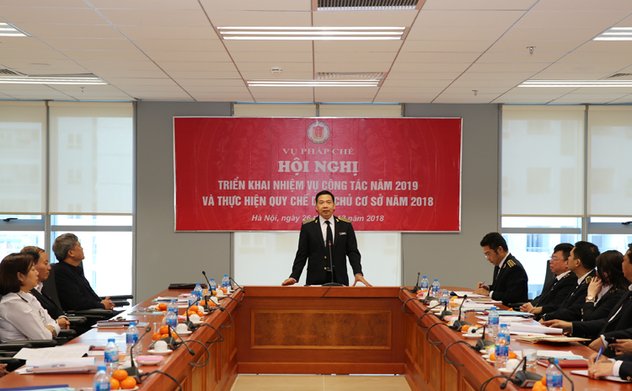 Vụ Pháp chế triển khai công tác năm 2019