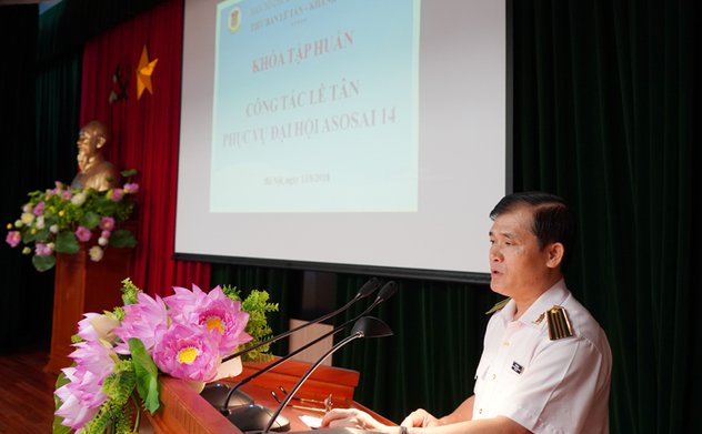 Tập huấn công tác lễ tân dành cho Lãnh đạo cấp Vụ tham gia các hoạt động của Đại hội ASOSAI 14