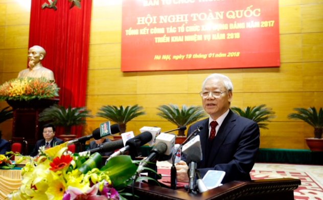 Hội nghị trực tuyến toàn quốc tổng kết công tác tổ chức xây dựng Đảng năm 2017