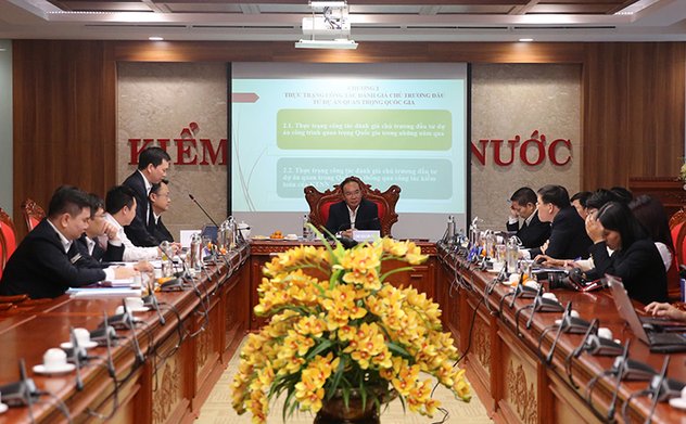 Nghiệm thu đề tài NCKH cấp Bộ "Tổ chức đánh giá, cho ý kiến chủ trương đầu tư các dự án quan trọng Quốc gia"