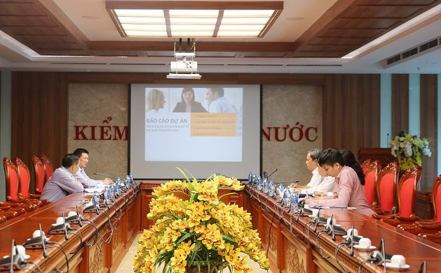 Ban Quản lý dự án công nghệ thông tin báo cáo Lãnh đạo Kiểm toán nhà nước tiến độ các dự án