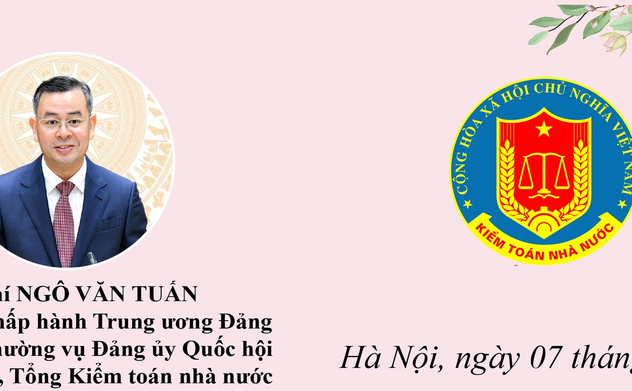 Thư chúc mừng của đồng chí Ngô Văn Tuấn nhân kỷ niệm 31 năm Ngày truyền thống ngành Kiểm toán nhà nước