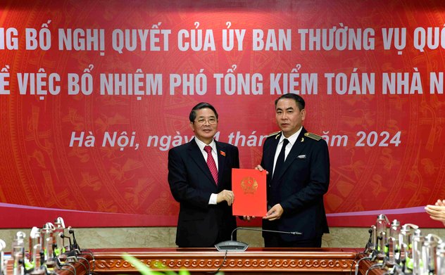 Công bố Nghị quyết của Ủy ban Thường vụ Quốc hội bổ nhiệm Phó Tổng Kiểm toán nhà nước