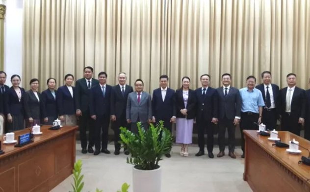 Phó Chủ tịch Thành phố Hồ Chí Minh tiếp Chủ tịch Kiểm toán nhà nước Lào