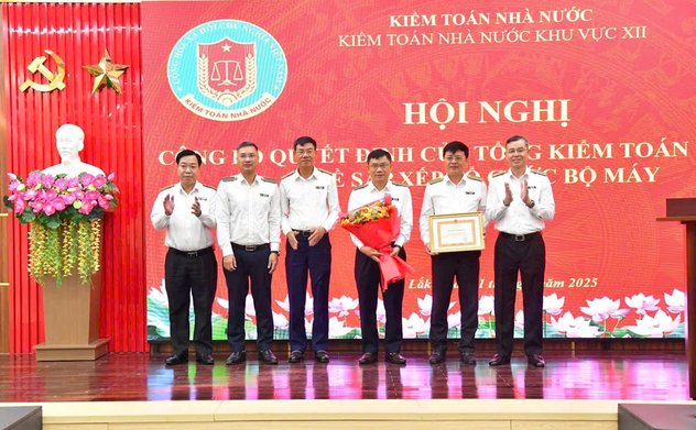 Sắp xếp lại 13 đơn vị Kiểm toán nhà nước khu vực thành 12 đơn vị