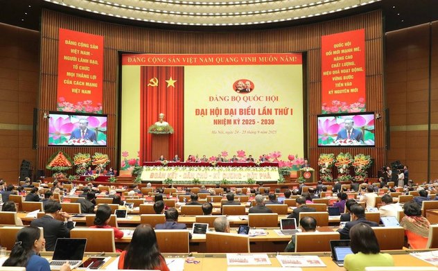 Những hình ảnh đáng nhớ tại Đại hội đại biểu Đảng bộ Quốc hội lần thứ I, nhiệm kỳ 2025-2030