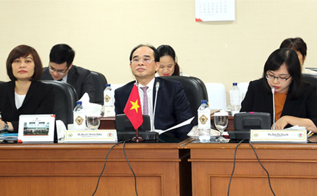 Deputy Auditor General Nguyen Quang Thanh pays a working visit to Indonesia