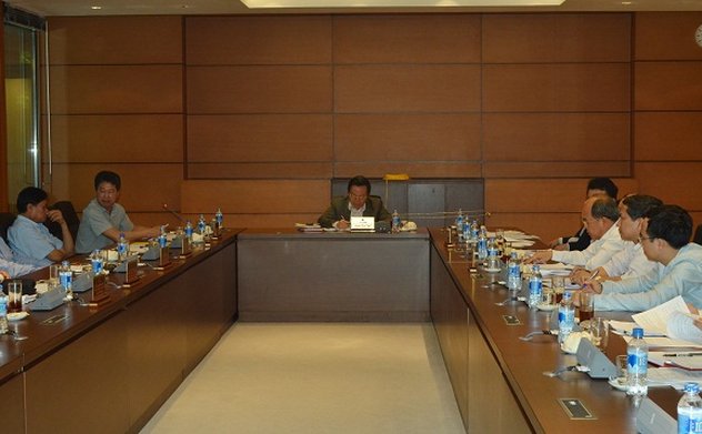 Phiên họp Ủy ban Tài chính – Ngân sách của Quốc hội (mở rộng) về Dự án Luật Kiểm toán nhà nước (sửa đổi) sau khi xin ý kiến các Đoàn đại biểu Quốc hội