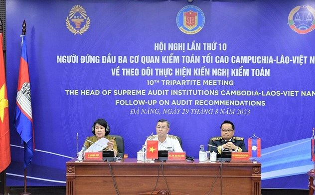 The 10th Tripartite Meeting of the Head of Supreme Audit Institutions Cambodia – Laos – Viet Nam had successfully concluded