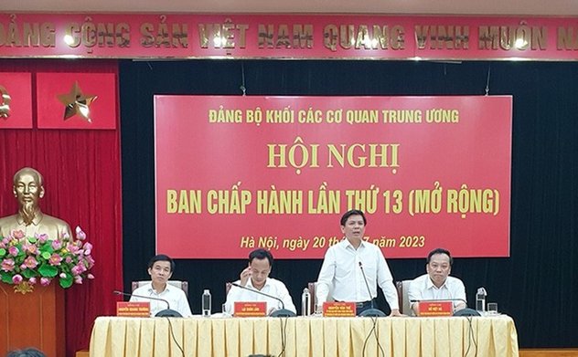 Hội nghị Ban Chấp hành Đảng bộ Khối các cơ quan Trung ương lần thứ 13