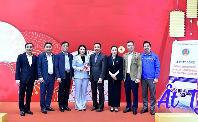 Ngày hội hiến máu tình nguyện "Giọt hồng - Giọt yêu thương" năm 2025