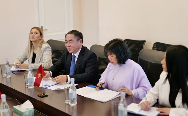 Phó Tổng Kiểm toán nhà nước Trần Minh Khương thăm và làm việc tại Ủy ban Kiểm toán Cộng hòa Armenia