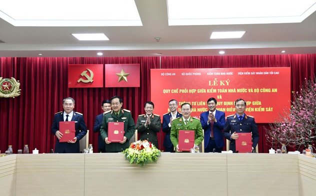 Kiểm toán nhà nước và Bộ Công an ký Quy chế phối hợp công tác