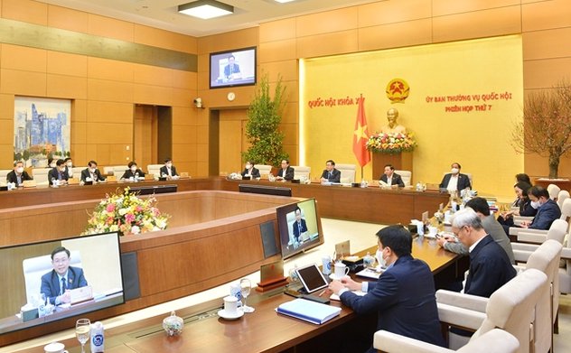 Ủy ban Thường vụ Quốc hội bế mạc phiên họp thứ 7