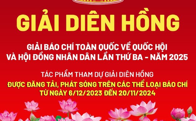 Giải Diên Hồng lần thứ ba: Nhấn mạnh đóng góp của báo chí trong hoạt động của Quốc hội