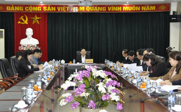 Ban Thường vụ Đảng ủy KTNN đánh giá, bình xét thi đua khen thưởng tổ chức đảng, đảng viên năm 2016