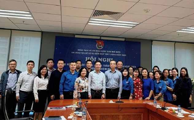 Chi đoàn Vụ Chế độ và Kiểm soát chất lượng kiểm toán tổng kết công tác đoàn và phong trào thanh niên năm 2023