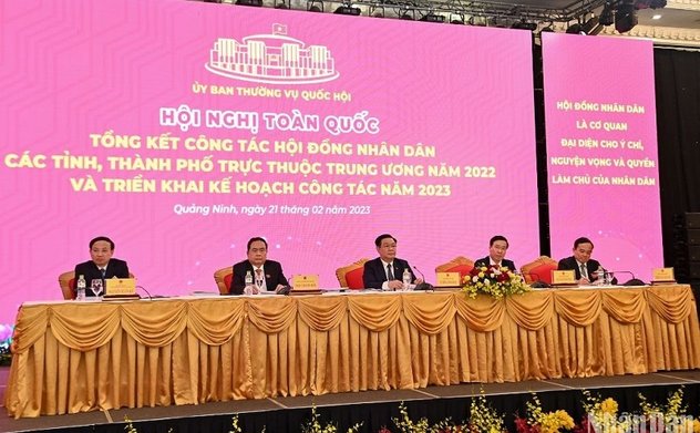 Khai mạc Hội nghị toàn quốc tổng kết công tác Hội đồng Nhân dân các tỉnh, thành phố trực thuộc Trung ương