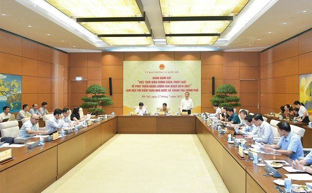 Phó Chủ tịch Quốc hội Nguyễn Đức Hải chủ trì làm việc với Kiểm toán Nhà nước và Thanh tra Chính phủ